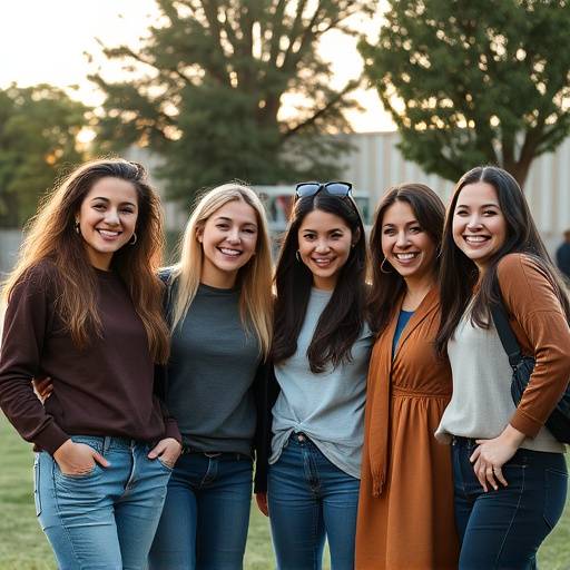 Equipe do Est√ºdio Luz e Arte sorrindo e posando para uma foto em frente ao est√ºdio.
